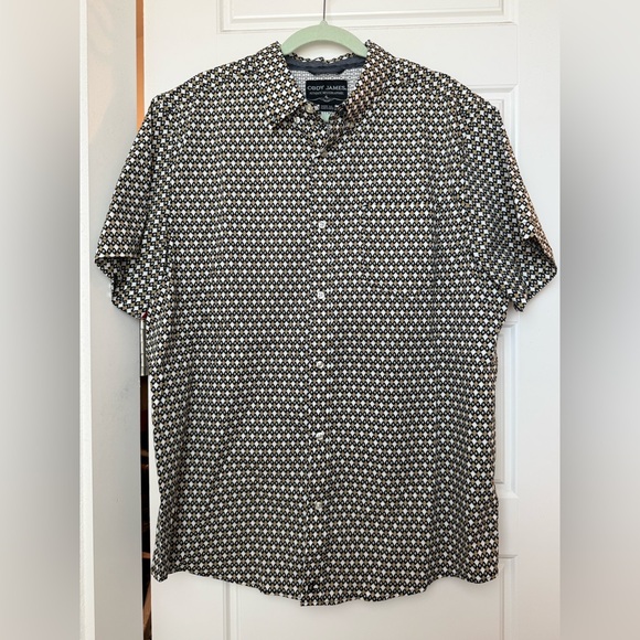 Cody James Other - Men's Black and White Patterned Casual Shirt‎